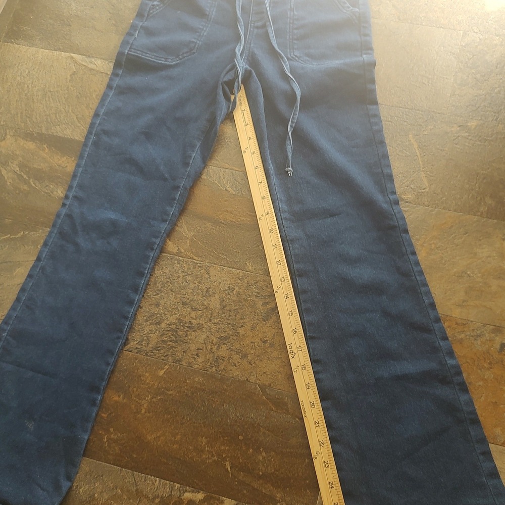 No Boundaries‎ Denim Joggers Womens XS Blue Excellent Drawstring Elastic Waist
